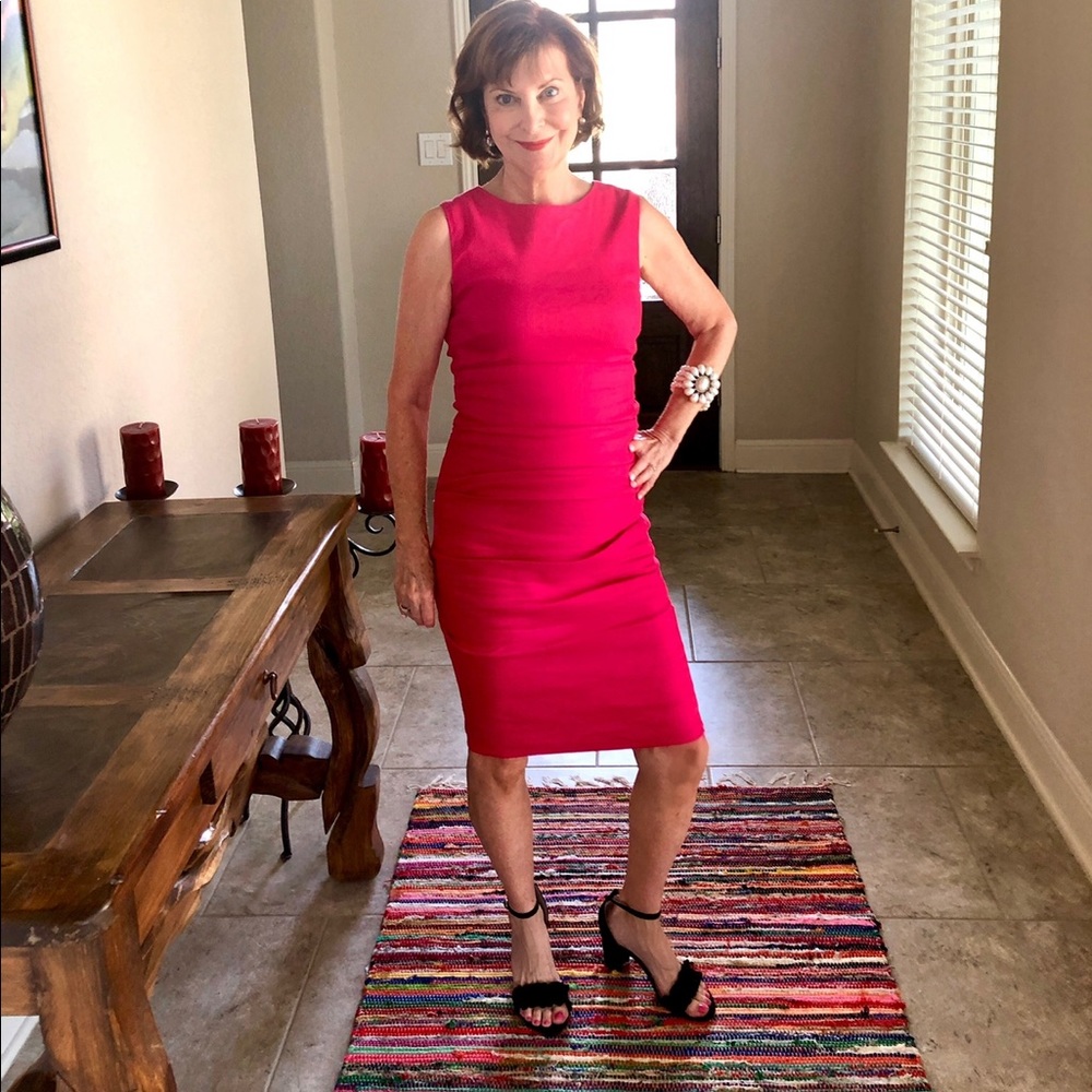 Nicole Miller Linen Sheath Dress